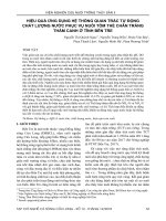 Hiệu quả ứng dụng hệ thống quan trắc tự động chất lượng nước phục vụ nuôi tôm thẻ chân trắng thâm canh ở tỉnh Bến Tre