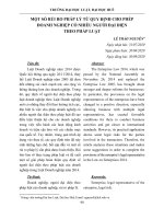 Một số rủi ro pháp lý từ quy định cho phép doanh nghiệp có nhiều người đại diện theo pháp luật