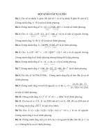 MỘT SÔ BÀI TẬP TỰ LUYỆN SỐ CHÍNH PHƯƠNG - SỐ LẬP PHƯƠNG