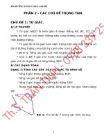 CHỦ đề 1  tứ GIÁC   