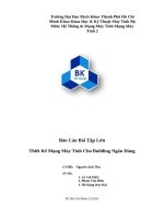 BÁO cáo   thiết kế mạng máy tính cho building của ngân hàng 
