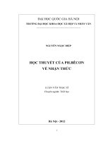 (Luận văn thạc sĩ) phát huy vai trò nguồn lực con người trong sự nghiệp  công nghiệp hóa, hiện đại hóa ở tỉnh thái nguyên 