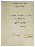 (Luận án tiến sĩ) hệ thống liên kết lời nói (trên cứ liệu tiếng việt)  luận án PTS  lý luận ngôn ngữ 05 04 08 