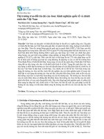 Thị trường trao đổi tín chỉ các–bon: Kinh nghiệm quốc tế và chính sách cho Việt Nam