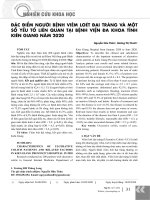 Đặc điểm người bệnh viêm loét đại tràng và một số yếu tố liên quan tại Bệnh viện Đa khoa tỉnh Kiên Giang năm 2020