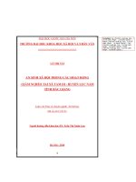 (Luận văn thạc sĩ) an sinh xã hội trong các hoạt động giảm nghèo tại xã tam dị   huyện lục nam – tỉnh bắc giang 
