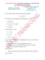 TOÁN 6 HKII KTGHK THCS tây hồ 2017 2018 