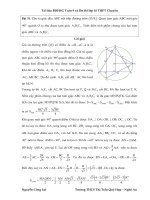 Tuyển chọn các bài toán hình học phẳng hay và khó   phần 2 