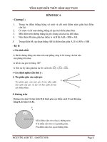 TỔNG hợp KIẾN THỨC HÌNH học thcs 