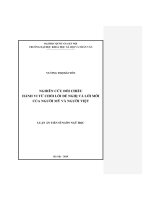 (Luận án tiến sĩ) nghiên cứu đối chiếu hành vi từ chối lời đề nghị và lời mời của người mỹ và người việt 