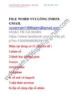 832 câu  LƯỢNG GIÁC đề thi thử 2018 