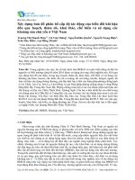 Xây dựng bản đồ phân bố cấp độ tác động của biến đổi khí hậu đến quy hoạch, thăm dò, khai thác, chế biến và sử dụng các khoáng sản chủ yếu ở Việt Nam