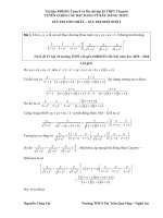 Tuyển chọn các bài toán về bất đẳng thức đến từ kì tuyển sinh lớp 10 chuyên toán đã chuyển đổi 