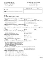 [HOA 10] KIEM TRA GIUA KI HKI