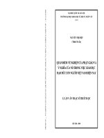 (Luận văn thạc sĩ) quan niệm về nghiệp của phật giáo và ý nghĩa của nó trong việc giáo dục đạo đức con người việt nam hiện nay   