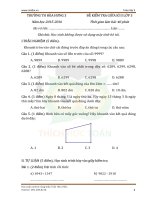 Bộ đề ôn thi giữa kì 2 môn Toán lớp 3 năm học 2019 - 2020