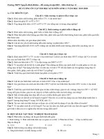 Đề cương ôn thi HK2 Sinh học 11 năm 2019 - 2020 trường Nguyễn Bỉnh Khiêm - Gia Lai - THI247.com