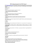 đáp án trắc nghiệm thi năng hạng 2