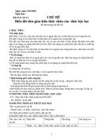 chu de bien doi can bac hai 