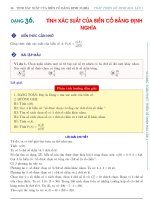 Bài tập tính xác suất của biến cố bằng định nghĩa ôn thi THPT môn Toán - THI247.com