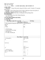 GIÁO án tự CHỌN TOÁN 7 