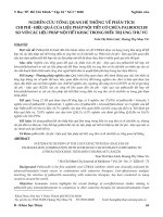 Nghiên cứu tổng quan hệ thống về phân tích chi phí - hiệu quả của liệu pháp nội tiết có chứa palbociclib so với các liệu pháp nội tiết khác trong điều trị ung thư vú