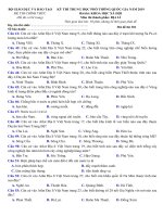 Câu 41: Căn cứ vào Atlat Địa lí Việt Nam trang 9, cho biết tháng nào sau đây ở trạm khí tượng Sa Pa có