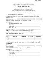 To khai thue thu nhap ca nhan 