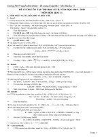 Đề cương ôn thi HK2 Hóa học 11 năm 2019 - 2020 trường Nguyễn Bỉnh Khiêm - Gia Lai - THI247.com