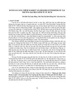 Đánh giá giáo trình Market Leader-pre-intermediate tại trường Đại học Kinh tế Tp. HCM