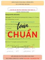 NHÓM TOÁN CHUẨN   FILE WORD 210 TRANG PHÂN DẠNG TOÁN đại + HÌNH kỳ 2 lớp 8 năm học 19 20 