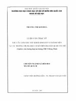(Luận văn thạc sĩ) nhu cầu giáo dục sức khỏe sinh sản vị thành niên tại các trường trung học cơ sở trên địa bàn quận tây hồ (nghiên cứu trường hợp tại trường THCS đông thái) 