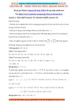 CHUYEN DE HSG TOAN 8 PHAN TICH DA THUC THANH NHAN TU 