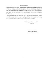 Nghiên cứu xây dựng kế hoạch tiến độ theo tiêu chí về hiệu quả sử dụng vốn theo thời gian áp dụng cho công trình cải tạo và nâng cấp đê hữu sông kinh thầy km 7+980 đến km 9+240 