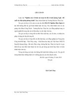 Nghiên cứu về thiên tai trượt lở đất ở tỉnh quảng ngãi đề xuất các biện pháp phòng tránh 