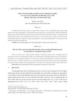 Việc sử dụng hiện tượng cùng trường nghĩa và giả cùng trường nghĩa để gây cười trong truyện cười người Việt