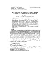 Phân tích quan hệ giữa biến động sử dụng đất và biến đổi của một số yếu tố khí hậu, thiên tai tại tỉnh Hà Tĩnh