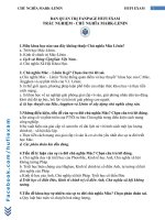 Những NLCB Của CN Mark Lenin HUFI EXAM