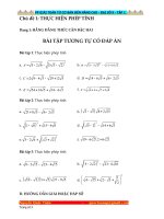 DS 9 c 1 can bac hai CD 1 thuc hien phep tinh dang 1 hang dang thuc CBH   FULL dap an 