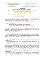 Mẫu báo cáo hoàn thành công trình của chủ đầu tư theo nghị định 26 bộ xây dựng