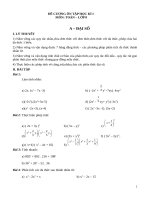 DE CUONG ON TAP TOAN 8 HOC KI i NAM HOC 