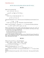 Tải Tuyển Tập Các Đề Thi Vào Lớp 10 CHUYÊN TOÁN Có Đáp Án