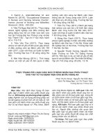 Thực trạng rối loạn giấc ngủ ở bệnh nhân sau phẫu thuật ung thư vú tại Bệnh viện Ung bướu Nghệ An