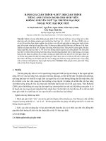 Đánh giá giáo trình “Life”, bộ giáo trình tiếng Anh cơ bản dành cho sinh viên không chuyên ngữ tại trường Đại học Ngoại ngữ, Đại học Huế