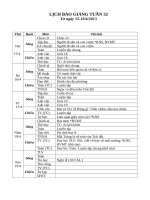 Giáo án lớp 3 tuần 32 môn Toán - Tiếng Việt