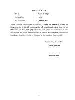 Nghiên cứu tràn sự cố kiểu gia tải bằng nước gây vỡ đập đất tạm trong đầu mối hồ chứa nước và áp dụng cho hồ chứa nước vực mấu, tỉnh nghệ an 