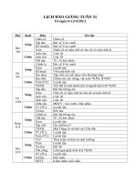 Giáo án lớp 3 tuần 31 môn Toán - Tiếng Việt