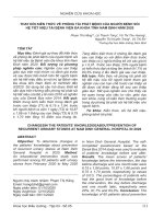 Thay đổi kiến thức về phòng tái phát bệnh của người bệnh sỏi hệ tiết niệu tại Bệnh viện Đa khoa tỉnh Nam Định năm 2020