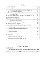 Báo cáo thực tập sư phạm tiểu học