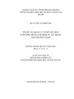 Quản lý cơ sở vật chất trường trung cấp nguyễn hữu cảnh